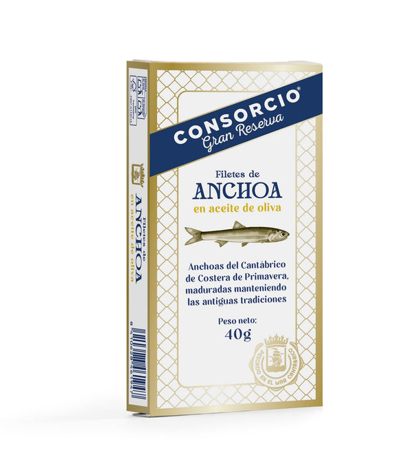 Anchoas del Cantábrico en aceite de oliva - 40g