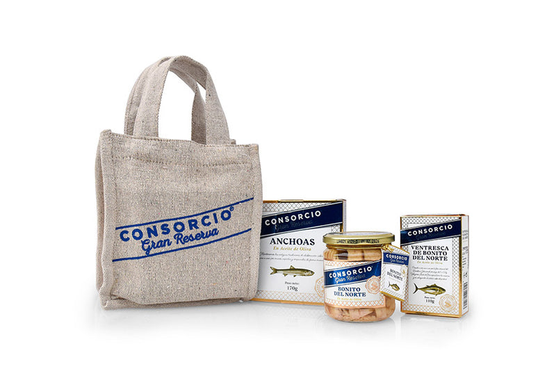 Confezione di prodotti gastronomici "antipasti del Mar Cantabrico"